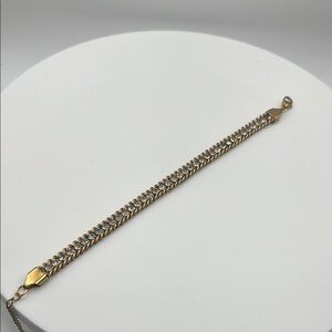 819.‎ 18k Gold Plated and European Crystal Bracelet